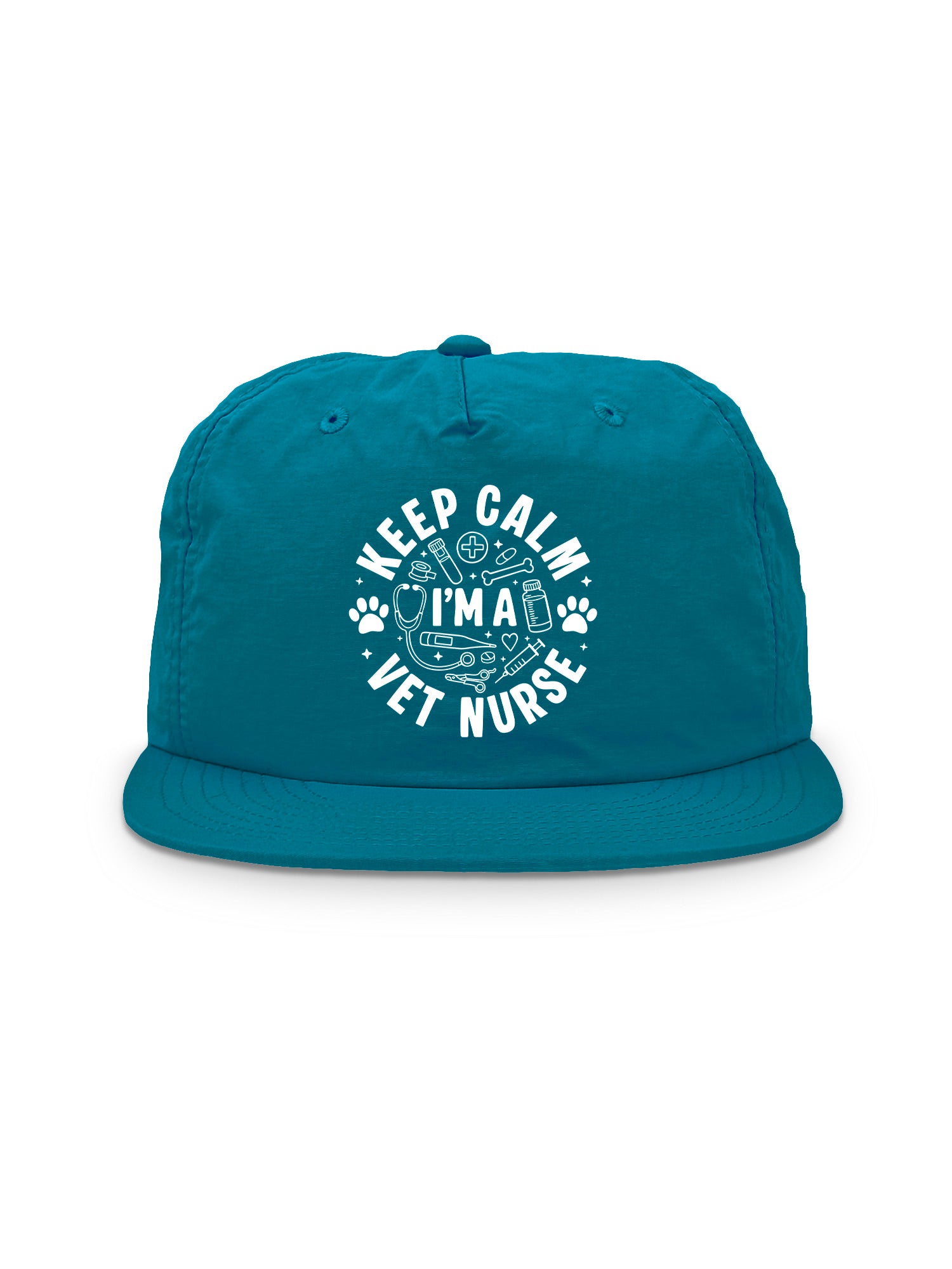 Keep Calm I'm A Vet Nurse Quick-Dry Cap