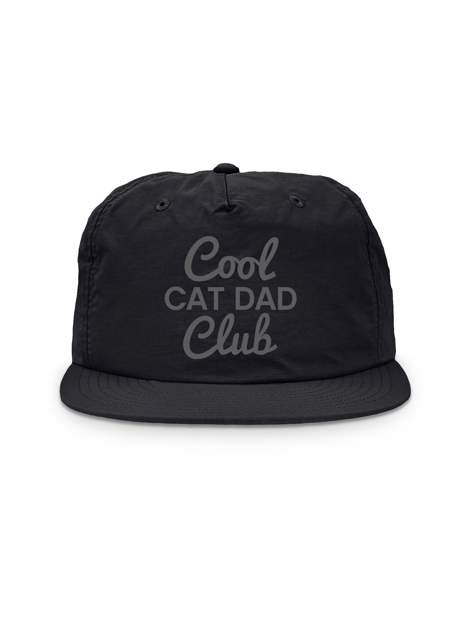 Cool Cat Dad Club Signature Script Quick-Dry Cap