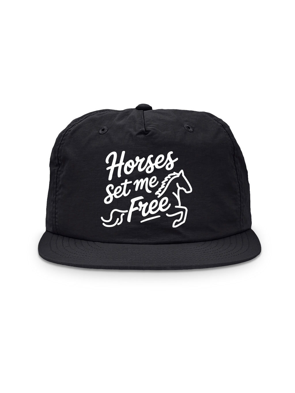 Horses Set Me Free Quick-Dry Cap