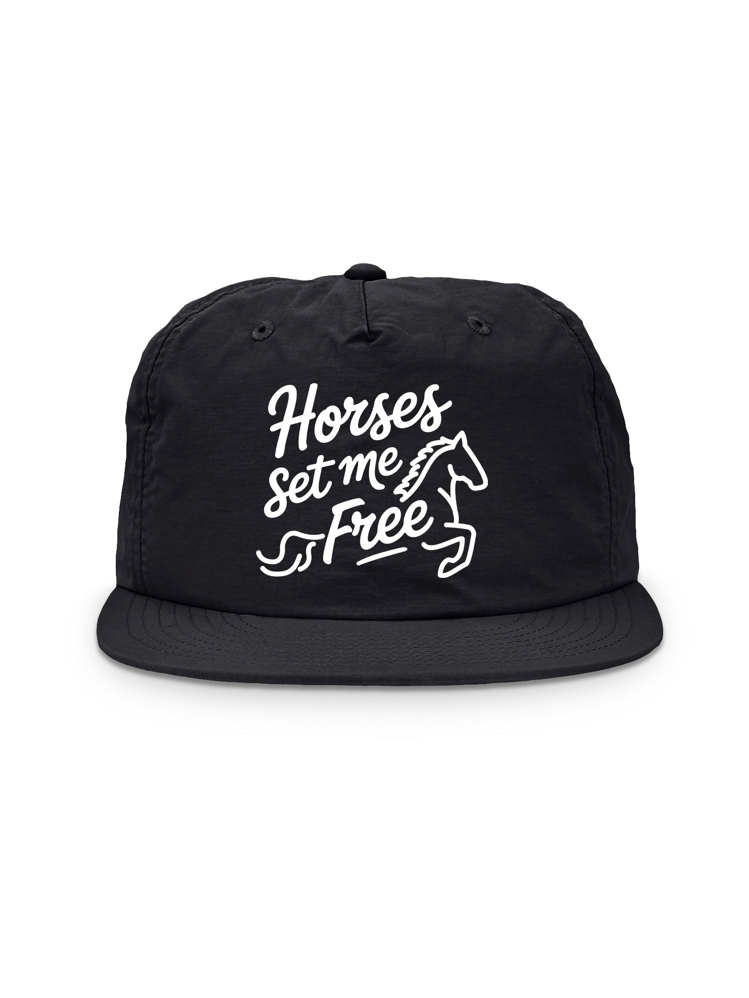 Horses Set Me Free Quick-Dry Cap