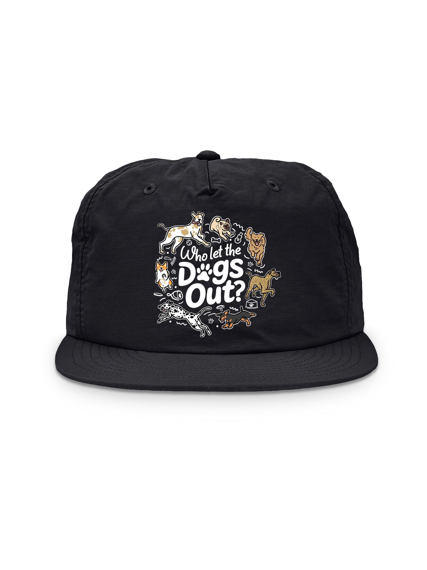Who Let The Dogs Out? Quick-Dry Cap