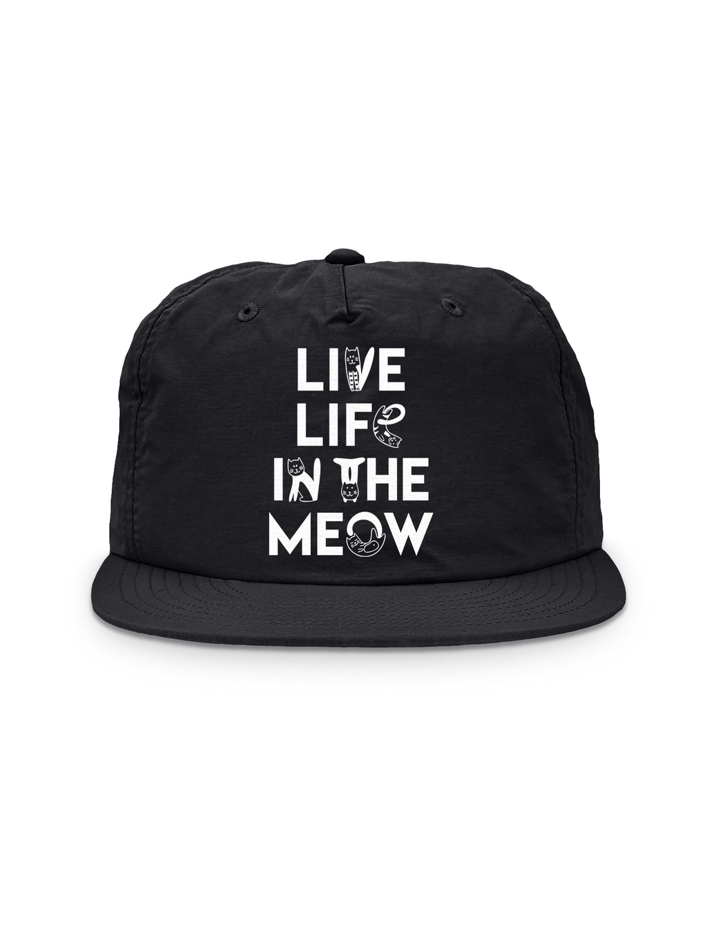 Live Life In The Meow Quick-Dry Cap