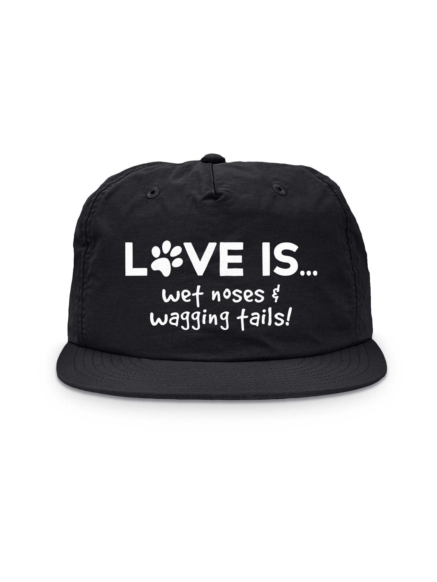 Love Is... Wet Noses & Wagging Tails! Quick-Dry Cap