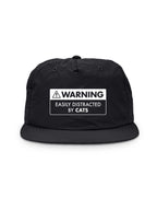 Warning Sign! Easily Distracted By... Customisable Quick-Dry Cap