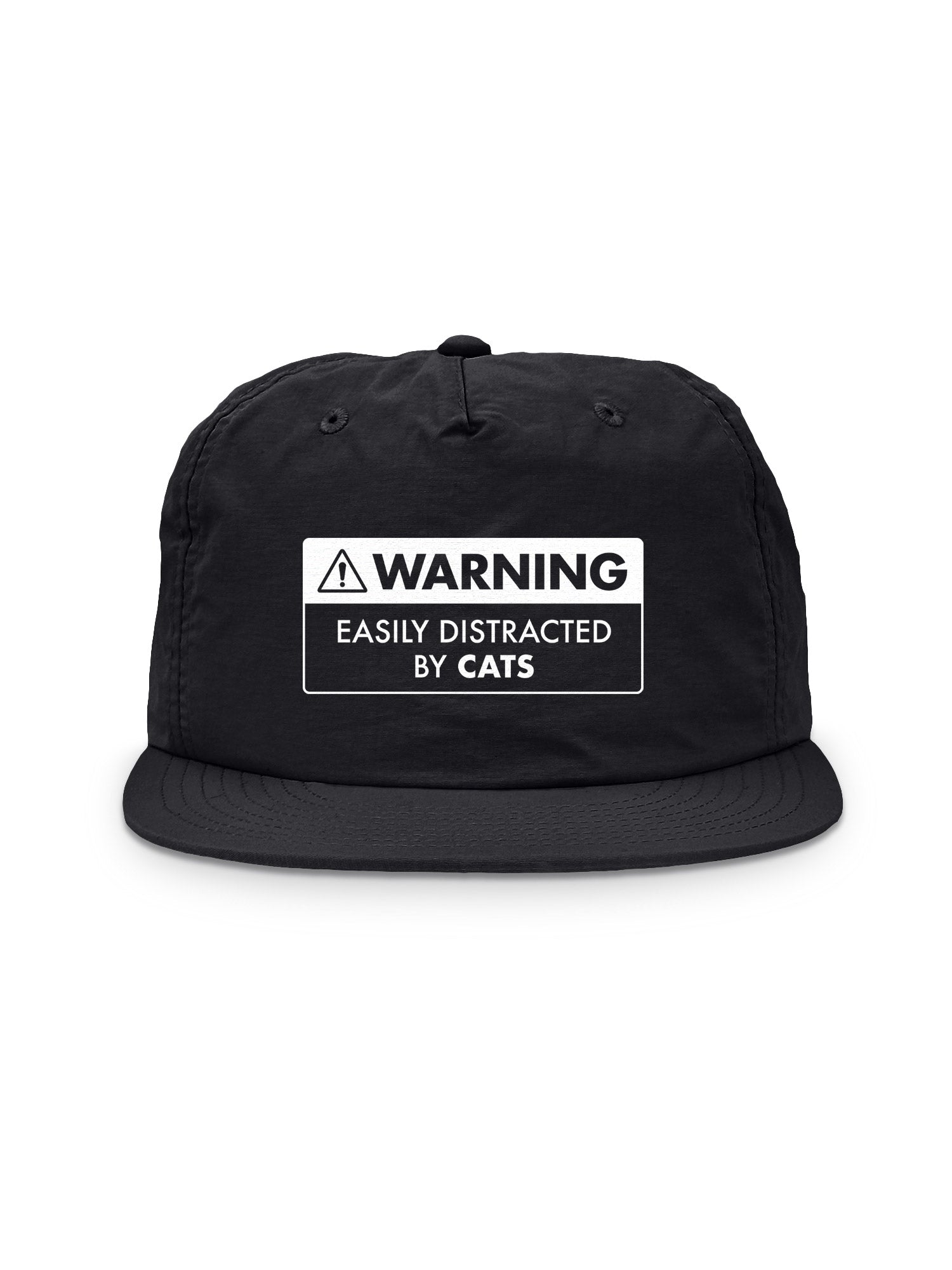 Warning Sign! Easily Distracted By... Customisable Quick-Dry Cap
