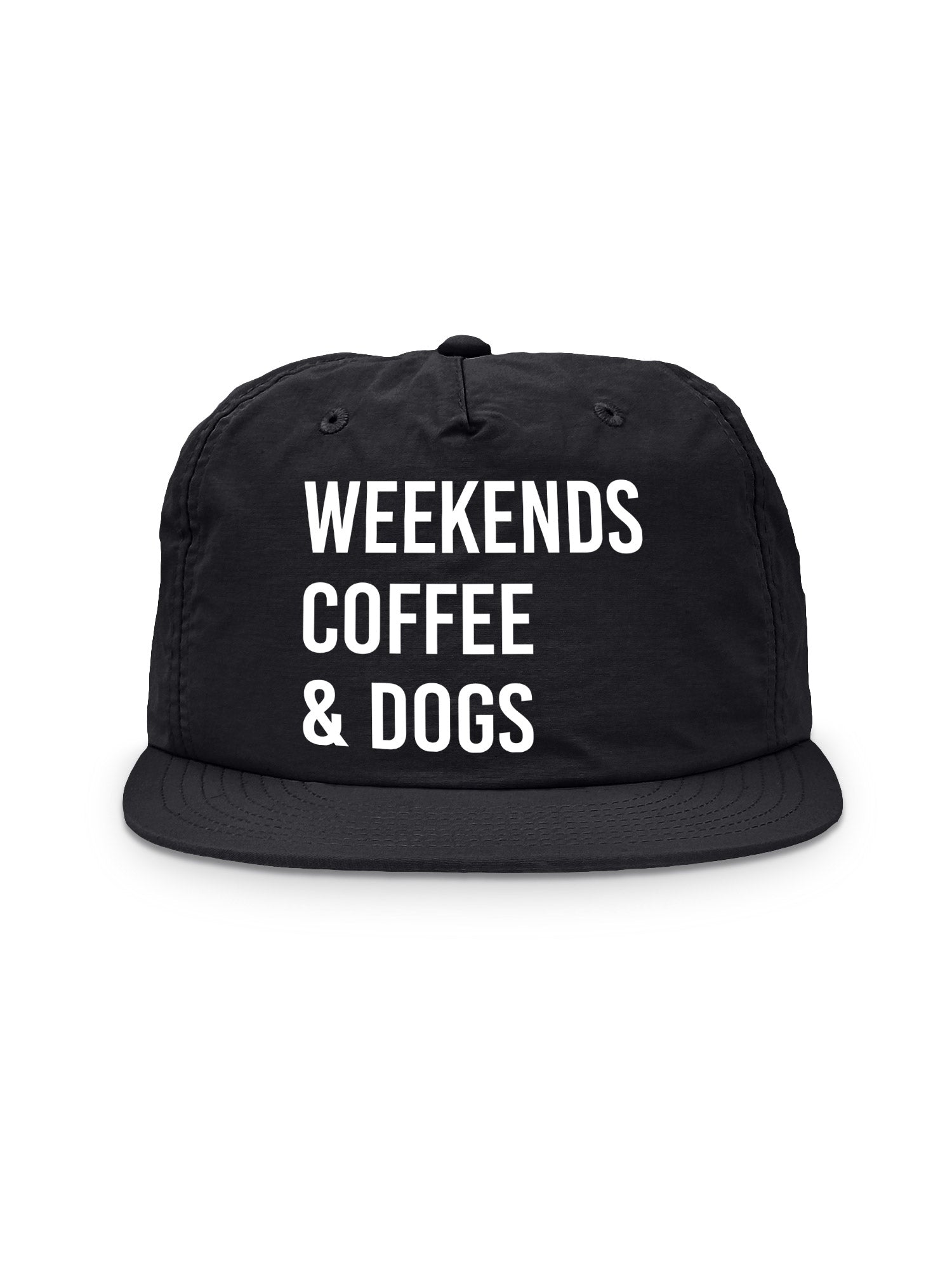 Weekends Coffee & Dogs Quick-Dry Cap