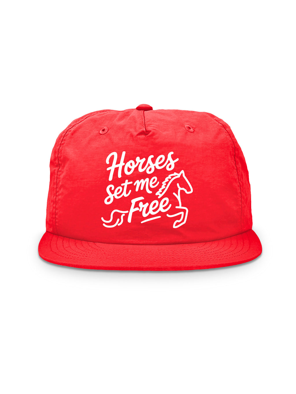 Horses Set Me Free Quick-Dry Cap