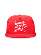 Horses Set Me Free Quick-Dry Cap