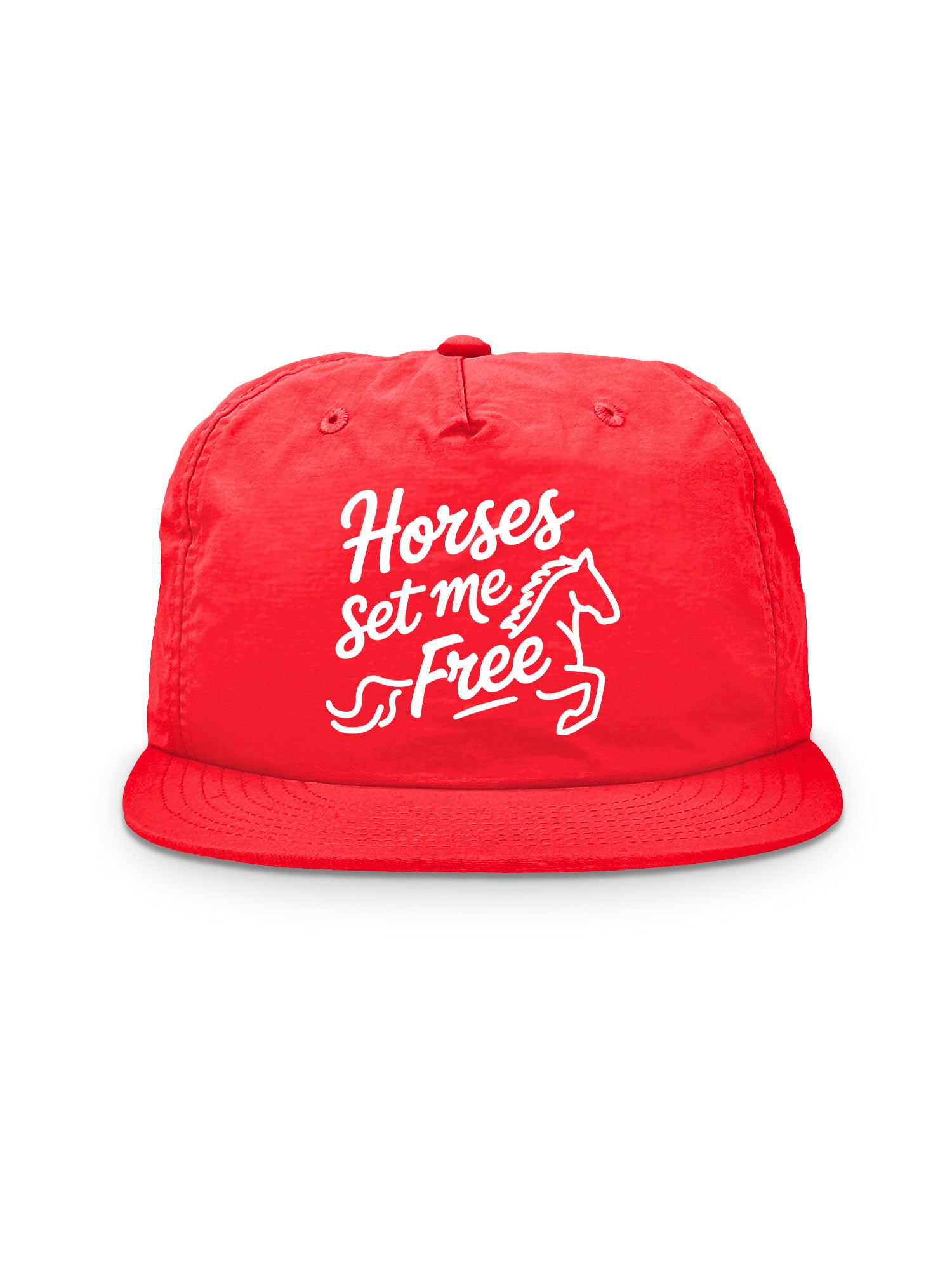 Horses Set Me Free Quick-Dry Cap
