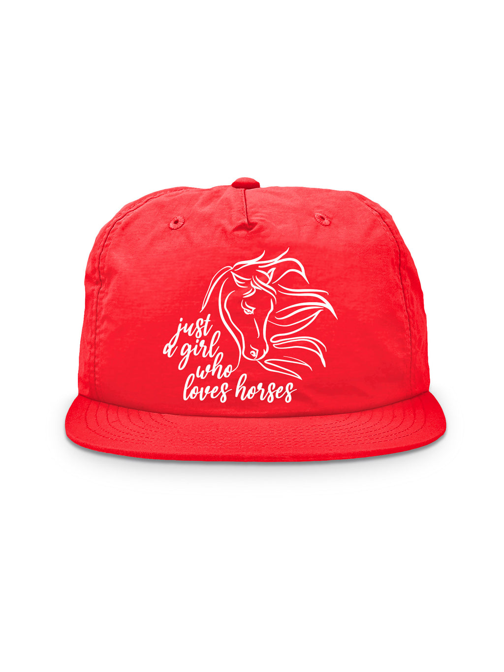 Just A Girl Who Loves Horses Quick-Dry Cap