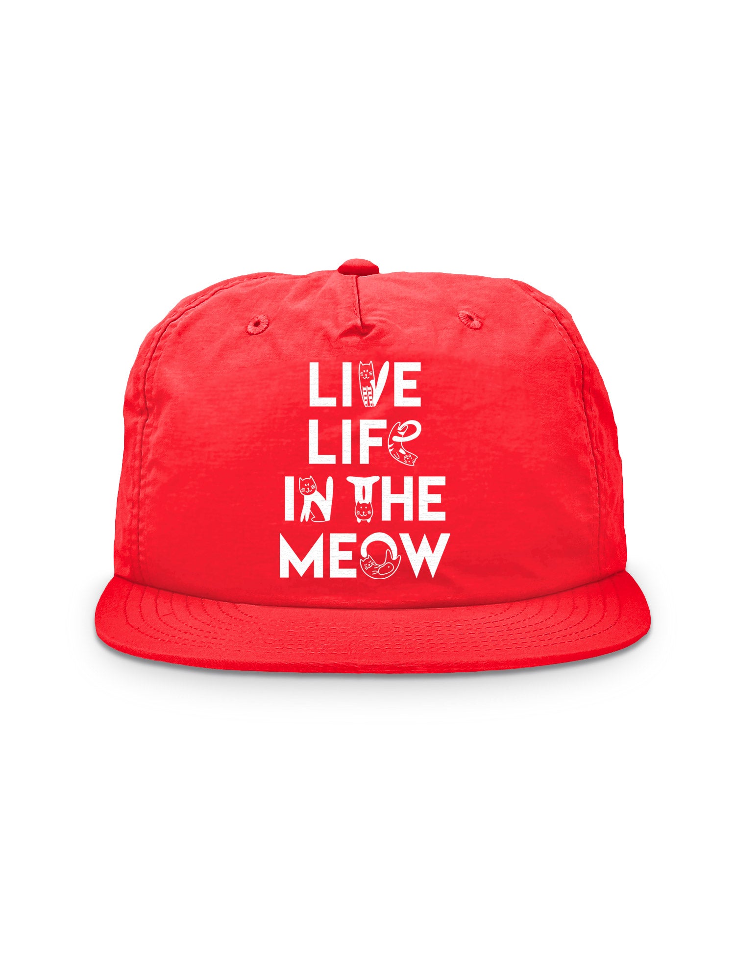 Live Life In The Meow Quick-Dry Cap