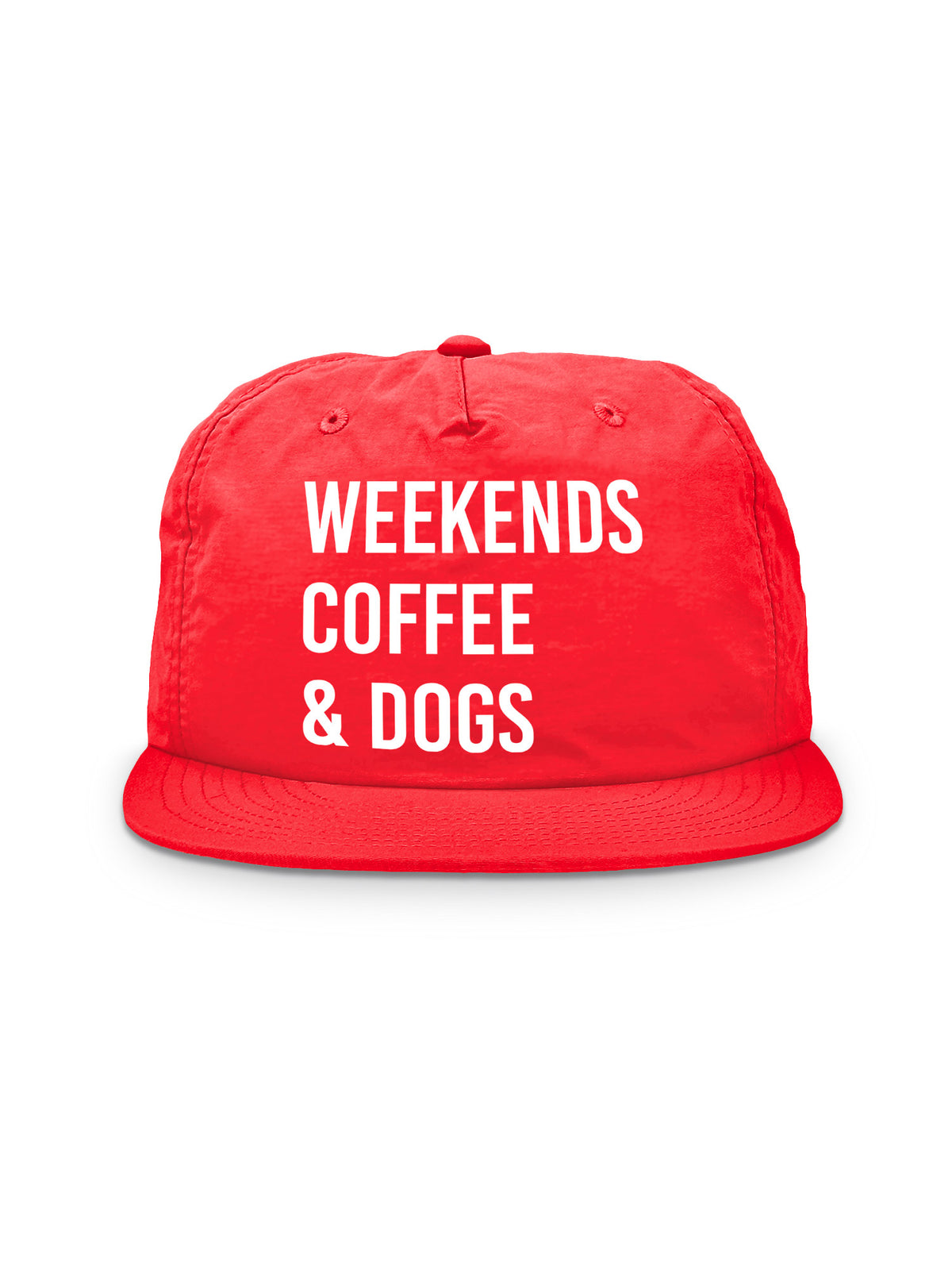 Weekends Coffee &amp; Dogs Quick-Dry Cap
