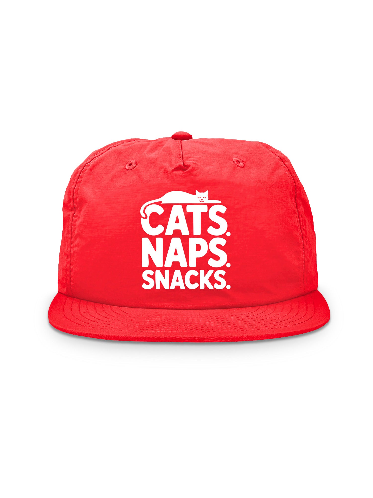 Cats. Naps. Snacks. Quick-Dry Cap
