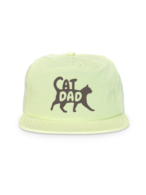Cat Dad Silhouette Quick-Dry Cap