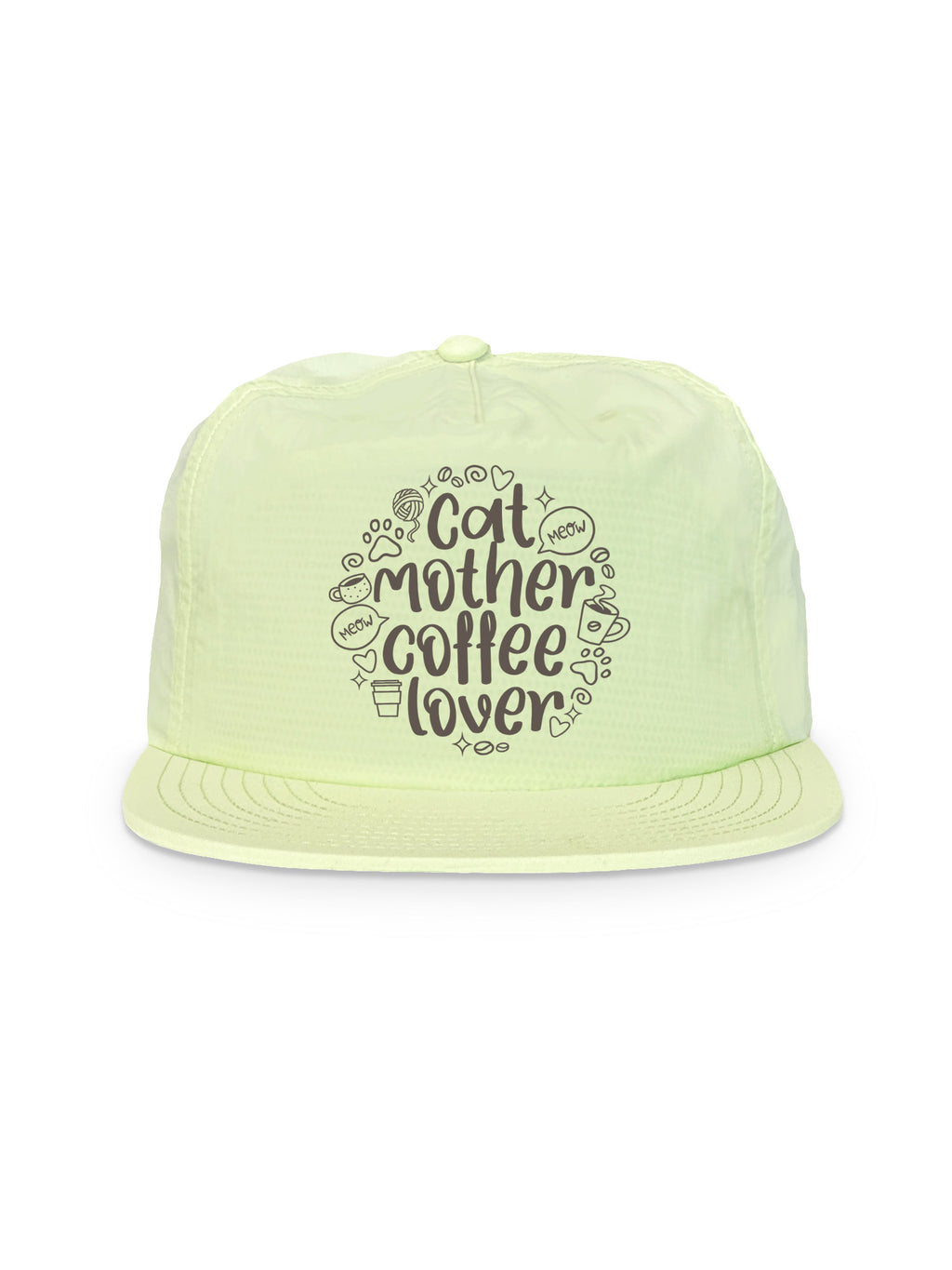 Cat Mother Coffee Lover Quick-Dry Cap