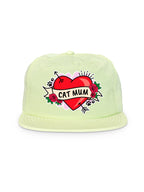 Cat Mum Heart Tattoo Quick-Dry Cap