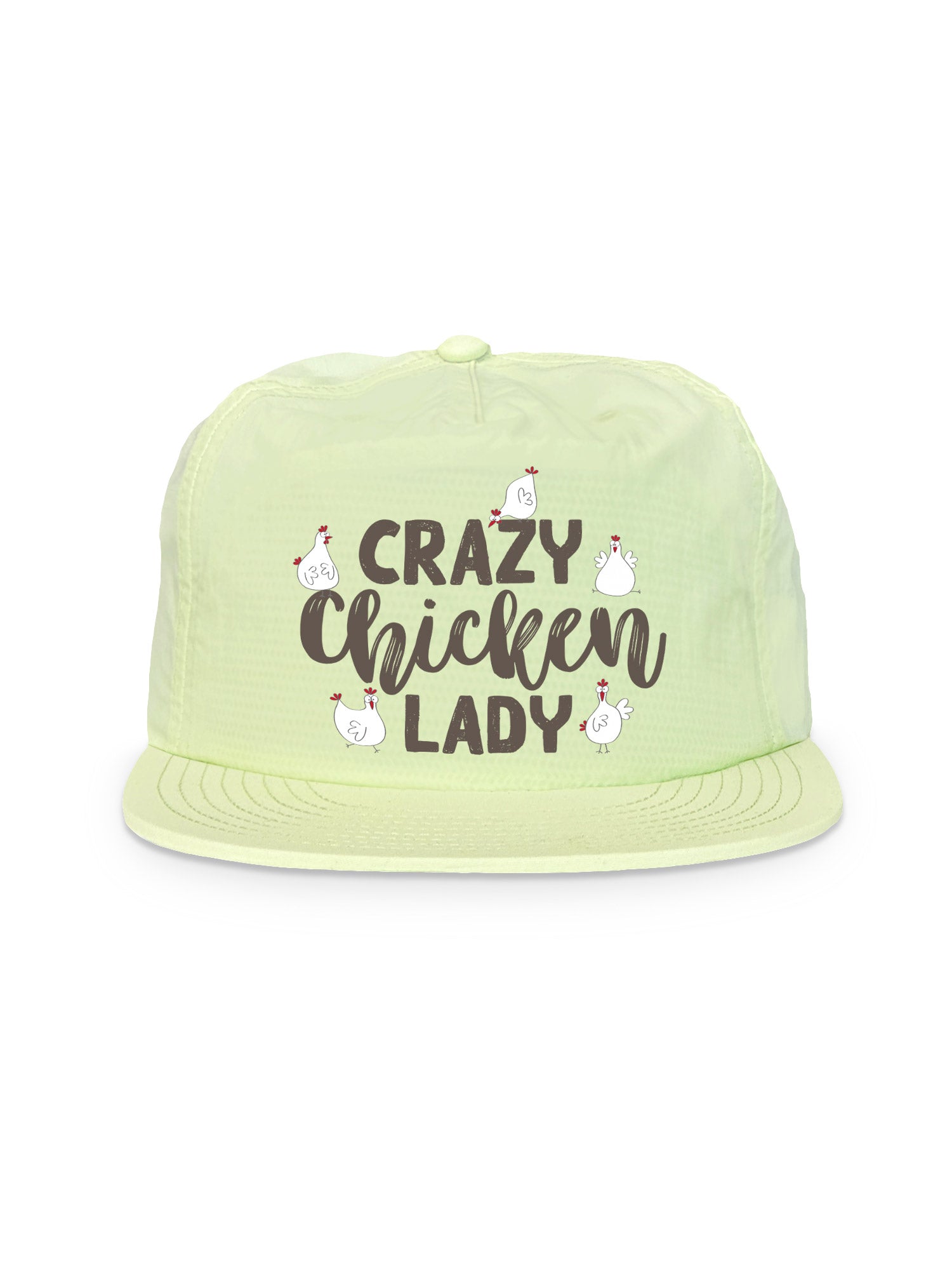 Crazy Chicken Lady Quick-Dry Cap