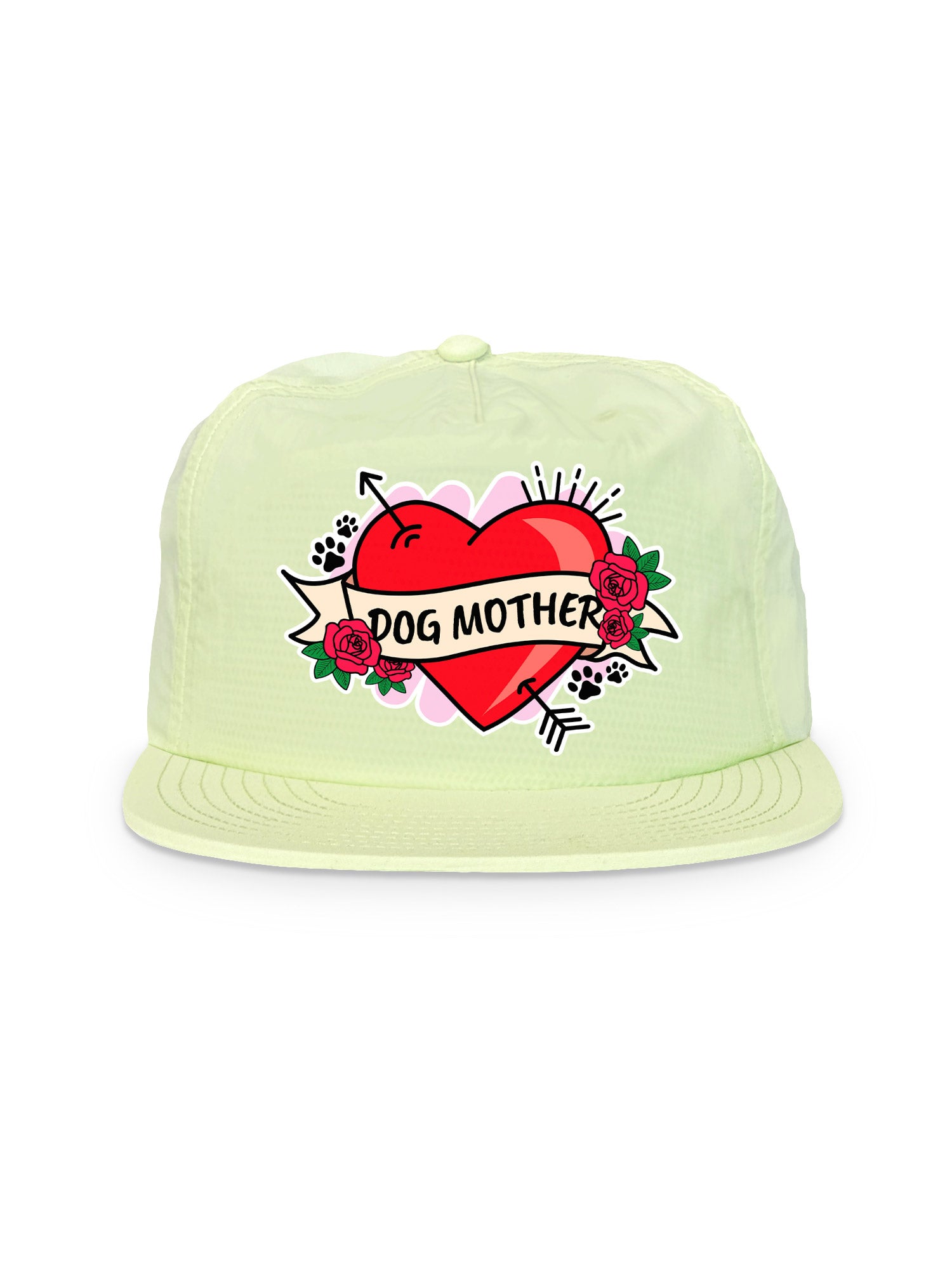 Dog Mother Heart Tattoo Quick-Dry Cap