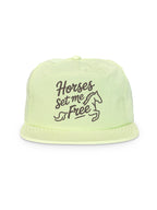 Horses Set Me Free Quick-Dry Cap