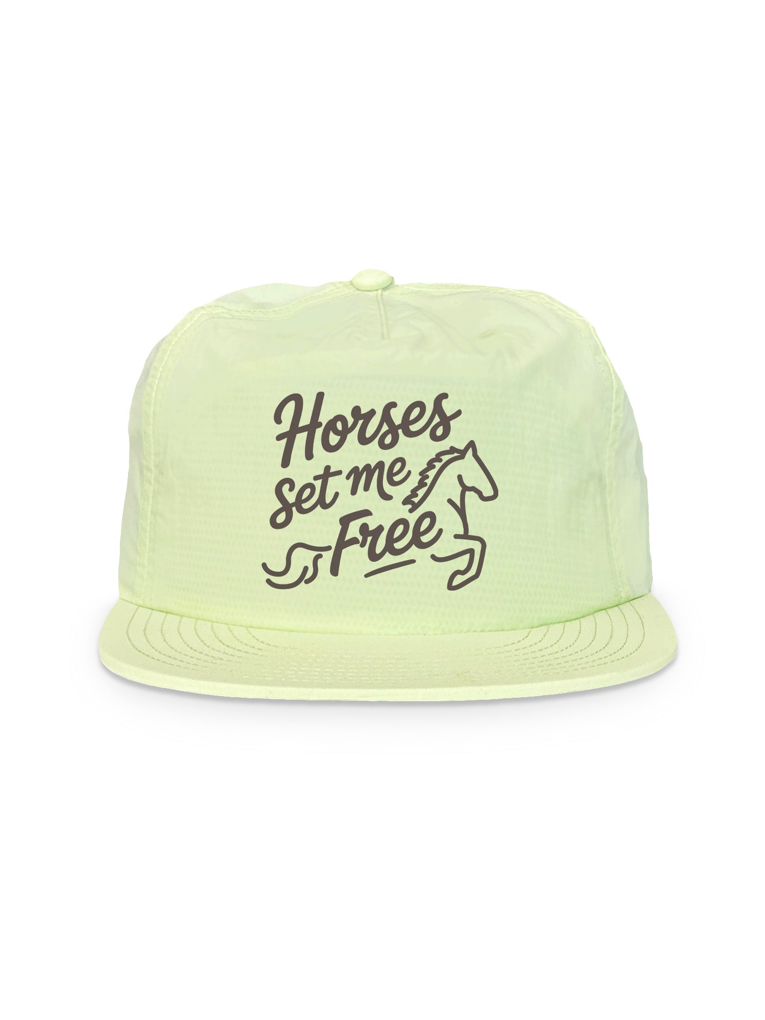 Horses Set Me Free Quick-Dry Cap
