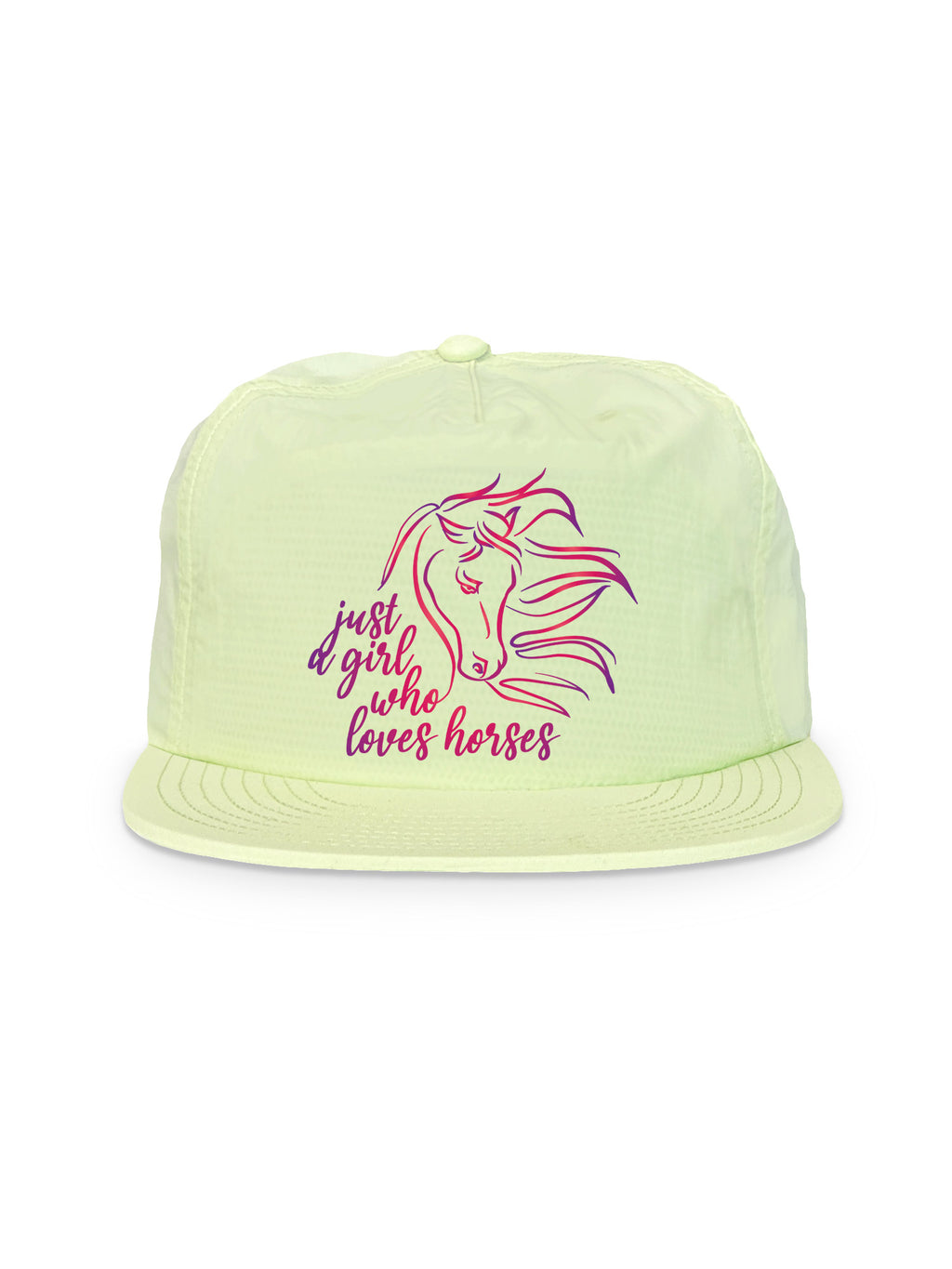 Just A Girl Who Loves Horses Quick-Dry Cap