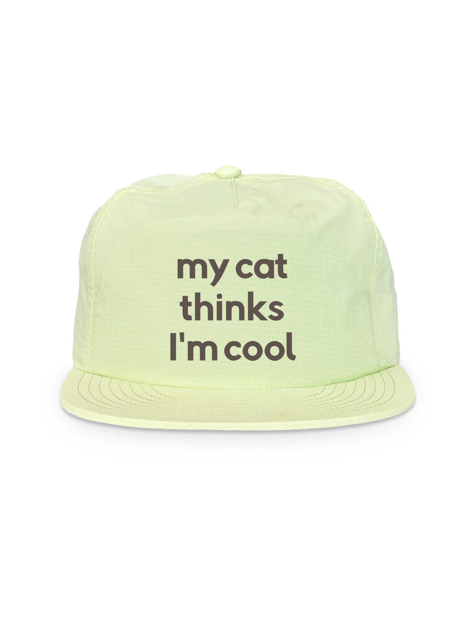 My Cat Thinks I'm Cool Quick-Dry Cap