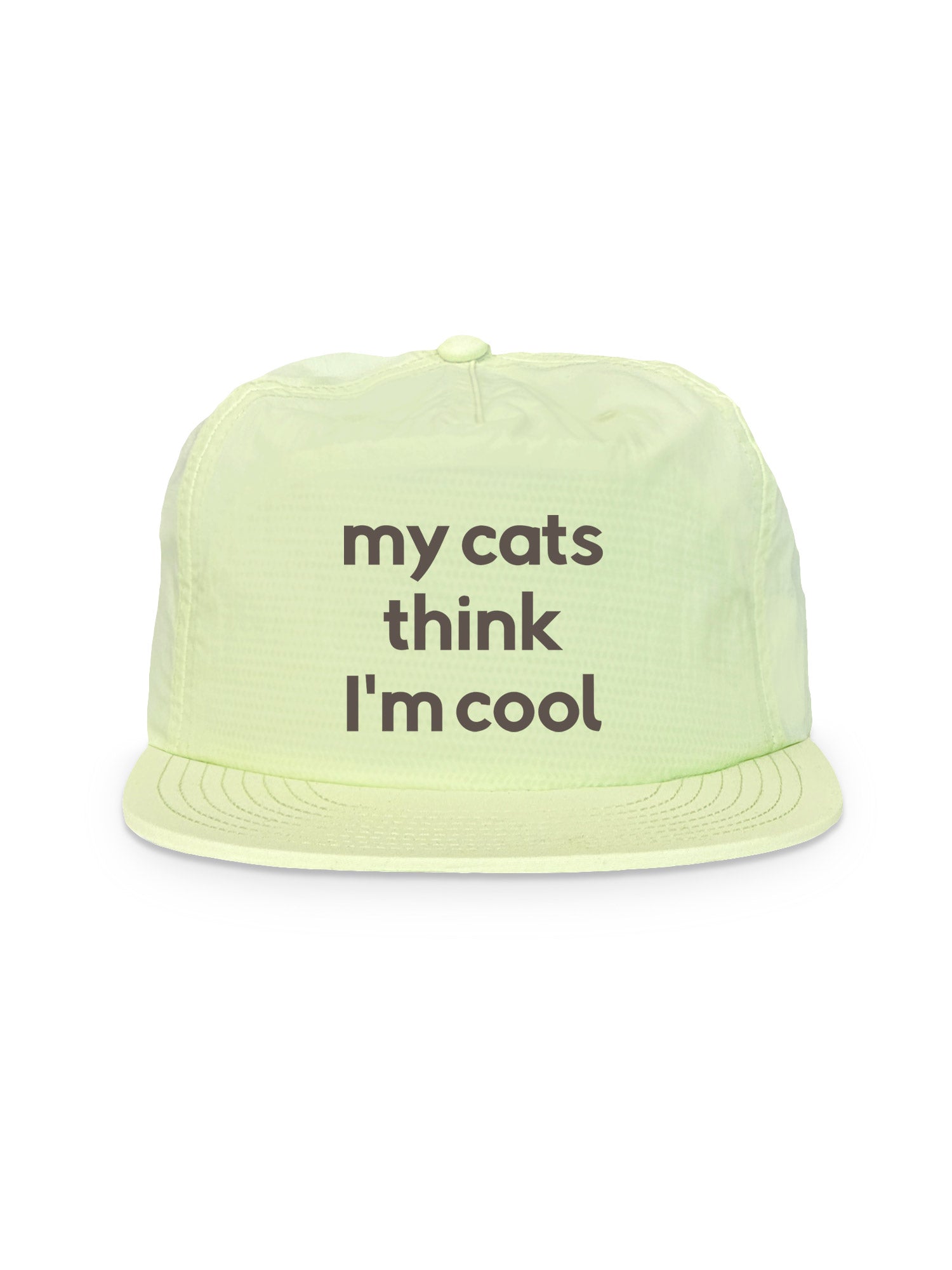 My Cat Thinks I'm Cool Quick-Dry Cap