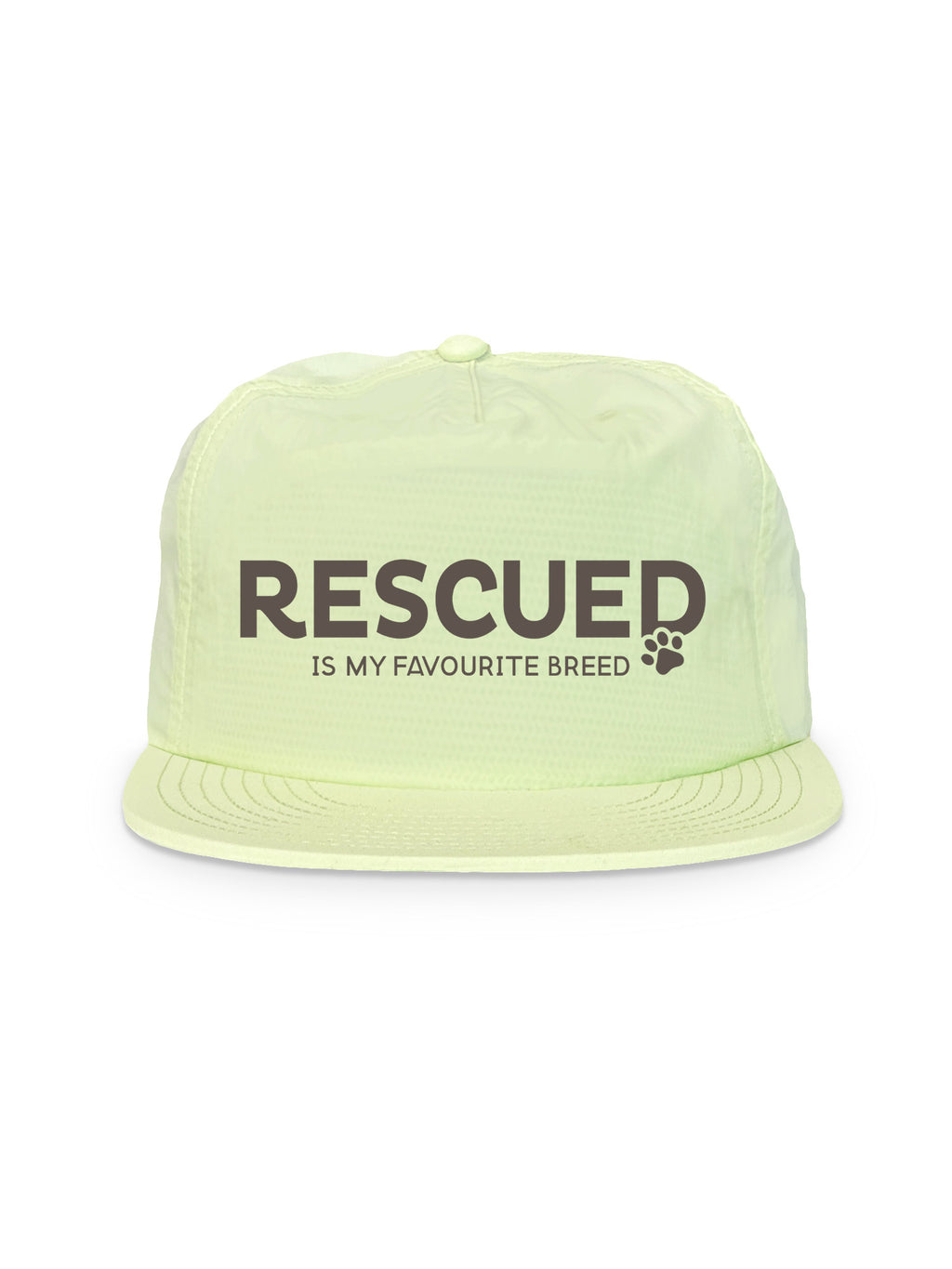 Rescued Is My Favourite Breed Quick-Dry Cap