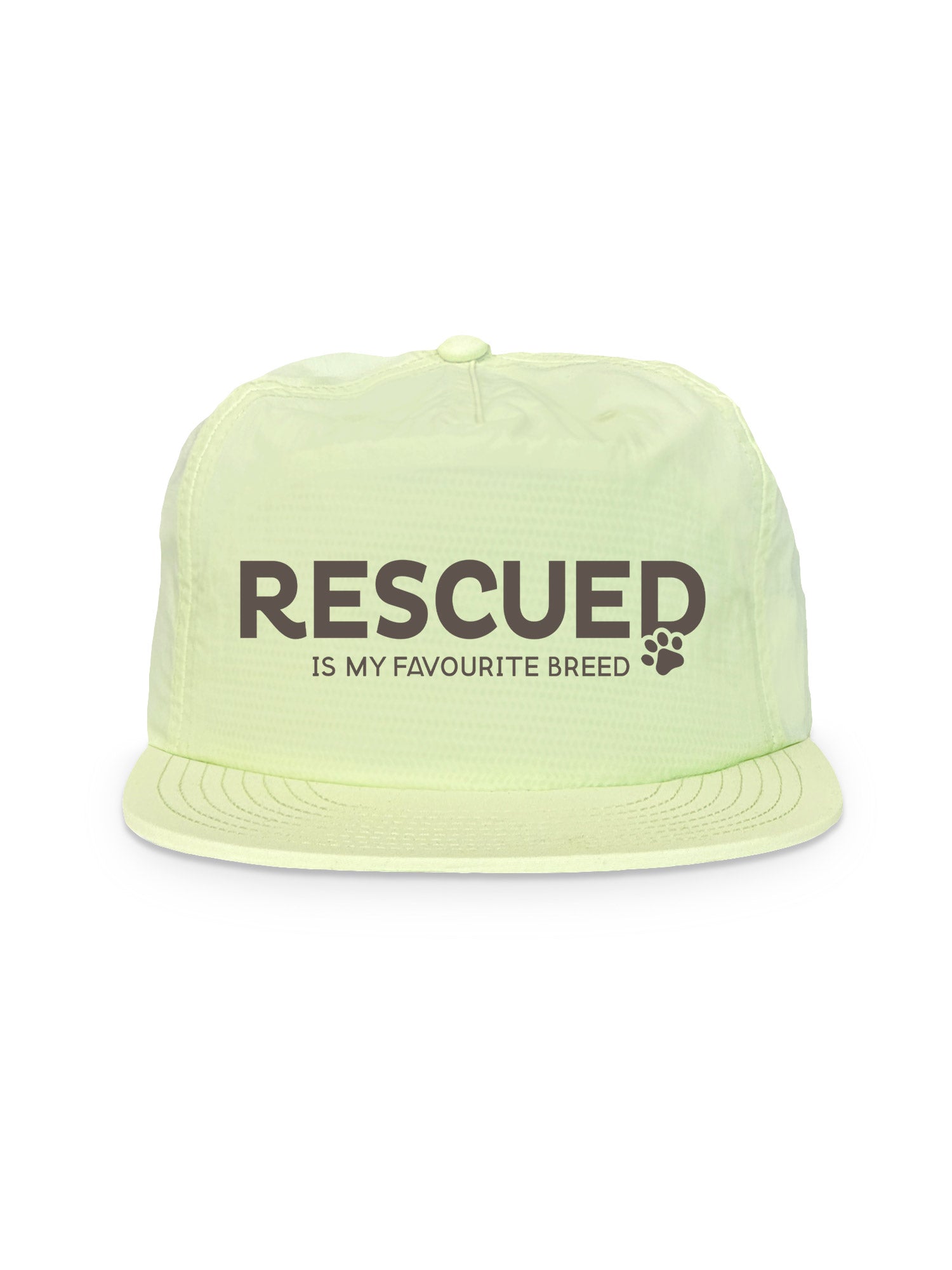 Rescued Is My Favourite Breed Quick-Dry Cap