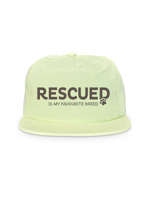 Rescued Is My Favourite Breed Quick-Dry Cap