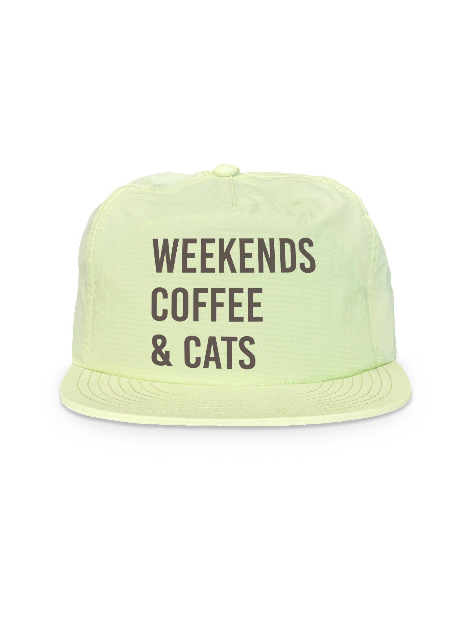 Weekends Coffee & Cats Quick-Dry Cap
