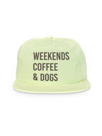 Weekends Coffee & Dogs Quick-Dry Cap