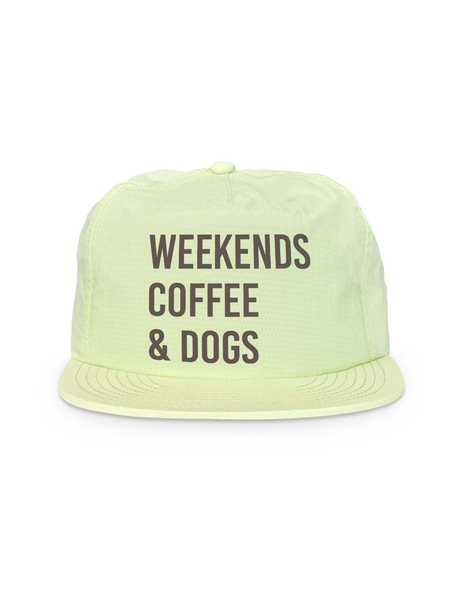 Weekends Coffee & Dogs Quick-Dry Cap
