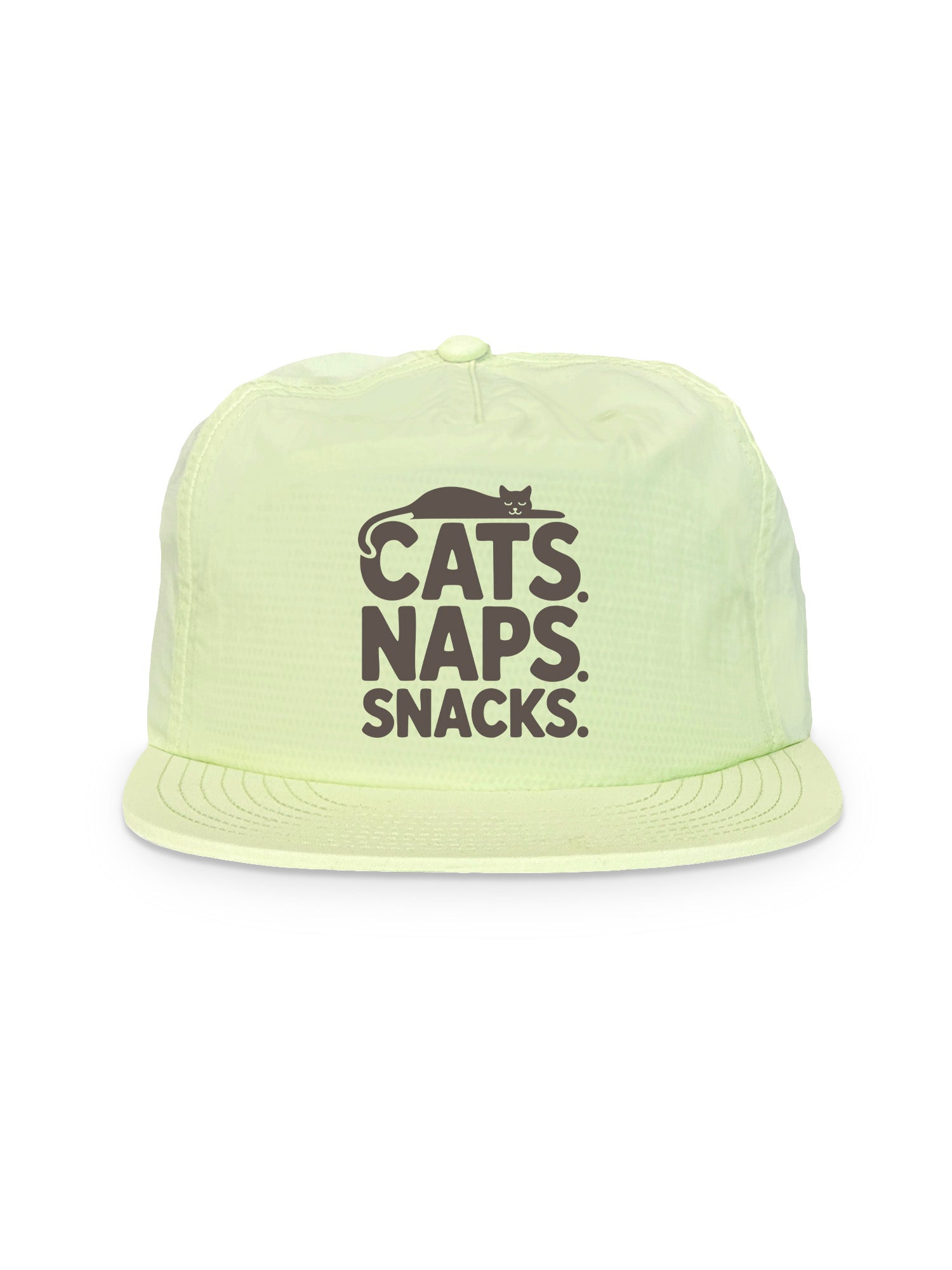 Cats. Naps. Snacks. Quick-Dry Cap
