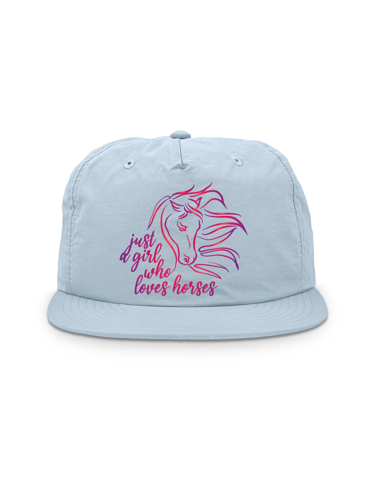 Just A Girl Who Loves Horses Quick-Dry Cap