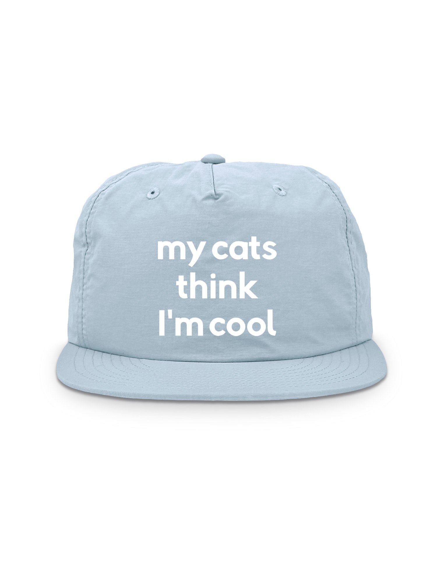 My Cat Thinks I'm Cool Quick-Dry Cap