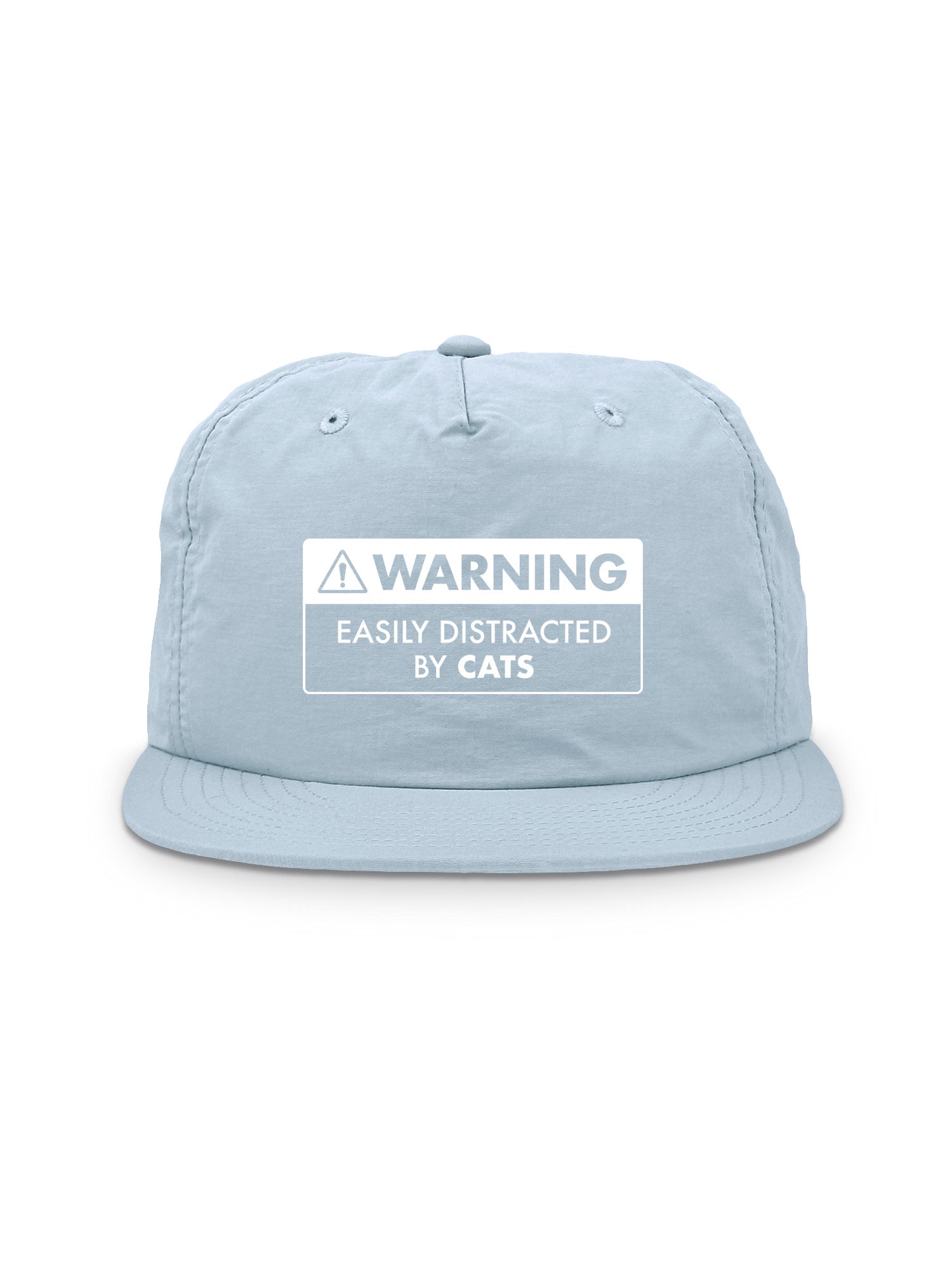 Warning Sign! Easily Distracted By... Customisable Quick-Dry Cap ...