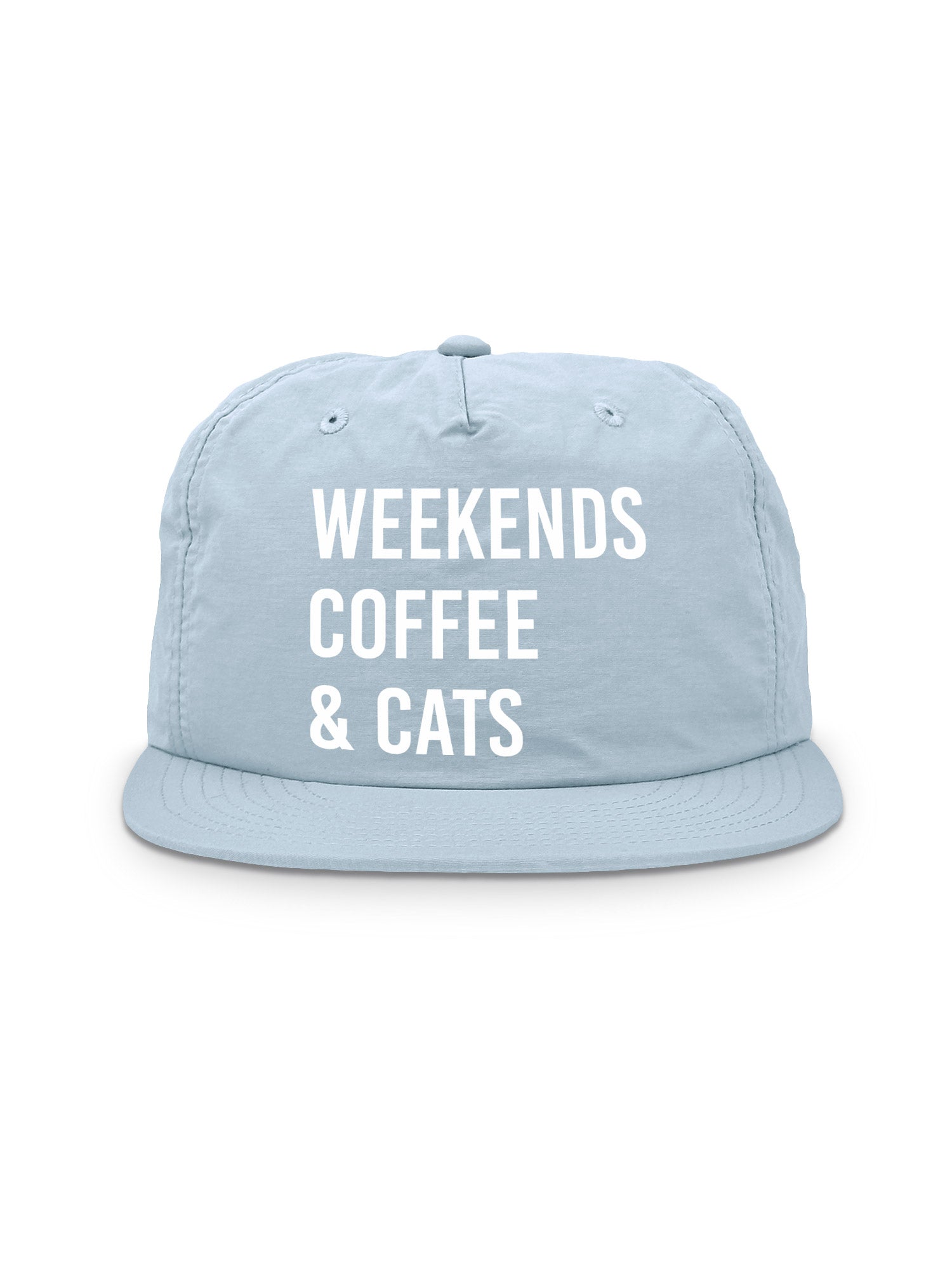 Weekends Coffee & Cats Quick-Dry Cap