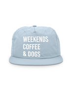 Weekends Coffee & Dogs Quick-Dry Cap