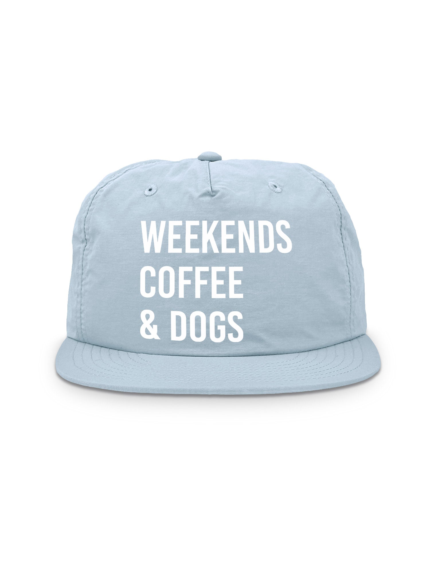 Weekends Coffee & Dogs Quick-Dry Cap