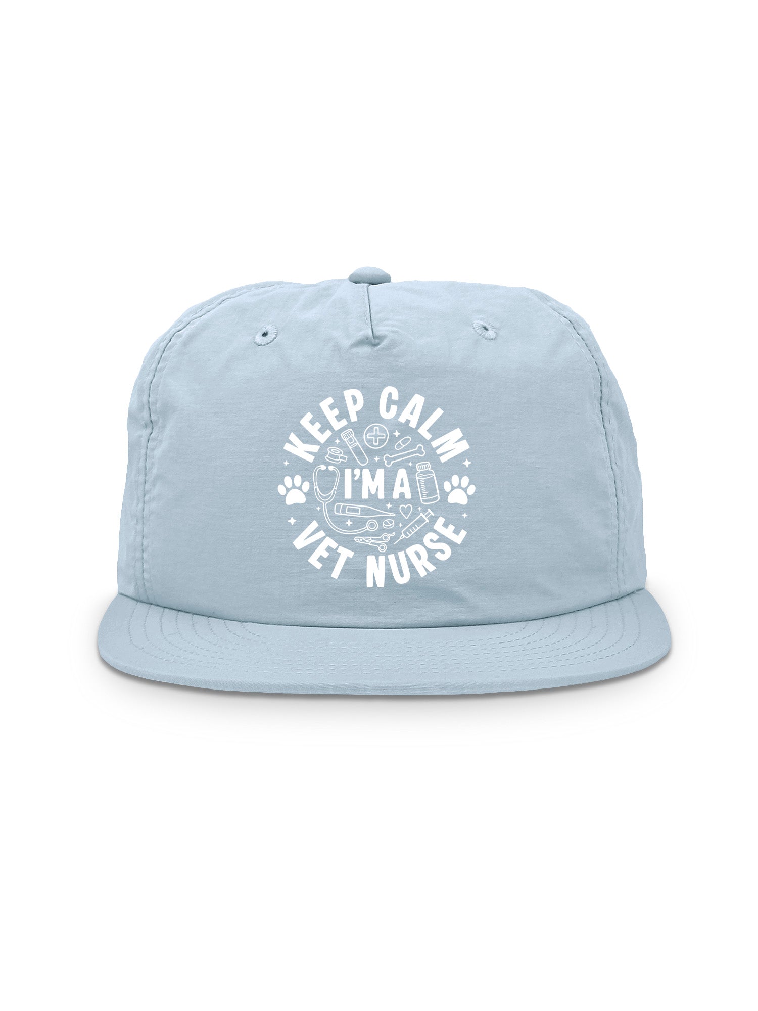 Keep Calm I'm A Vet Nurse Quick-Dry Cap