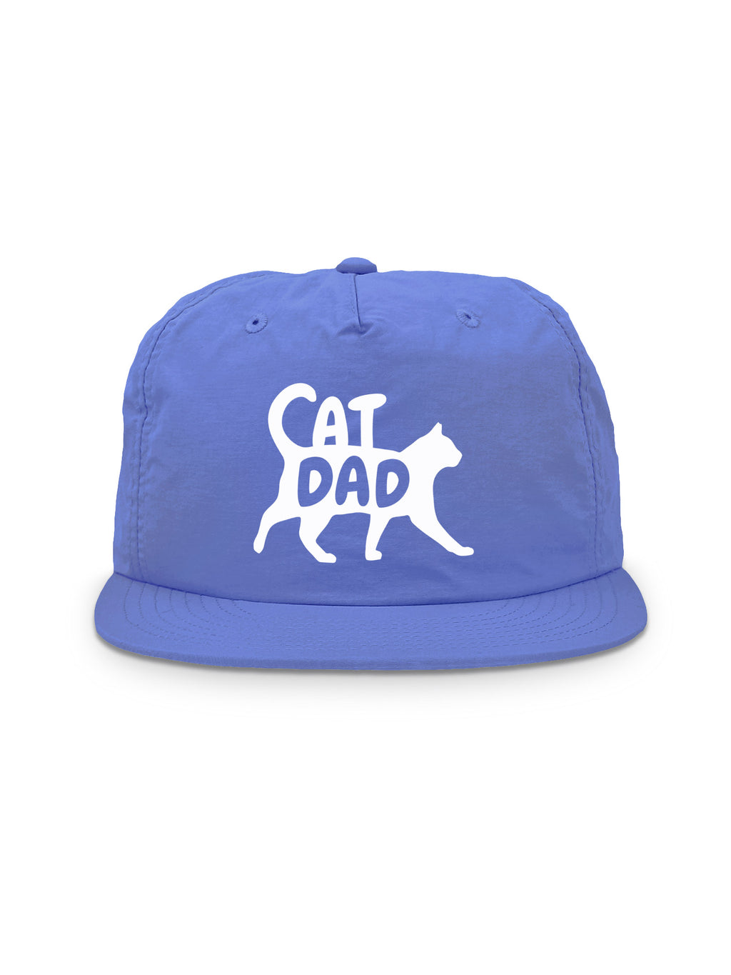 Cat Dad Silhouette Quick-Dry Cap