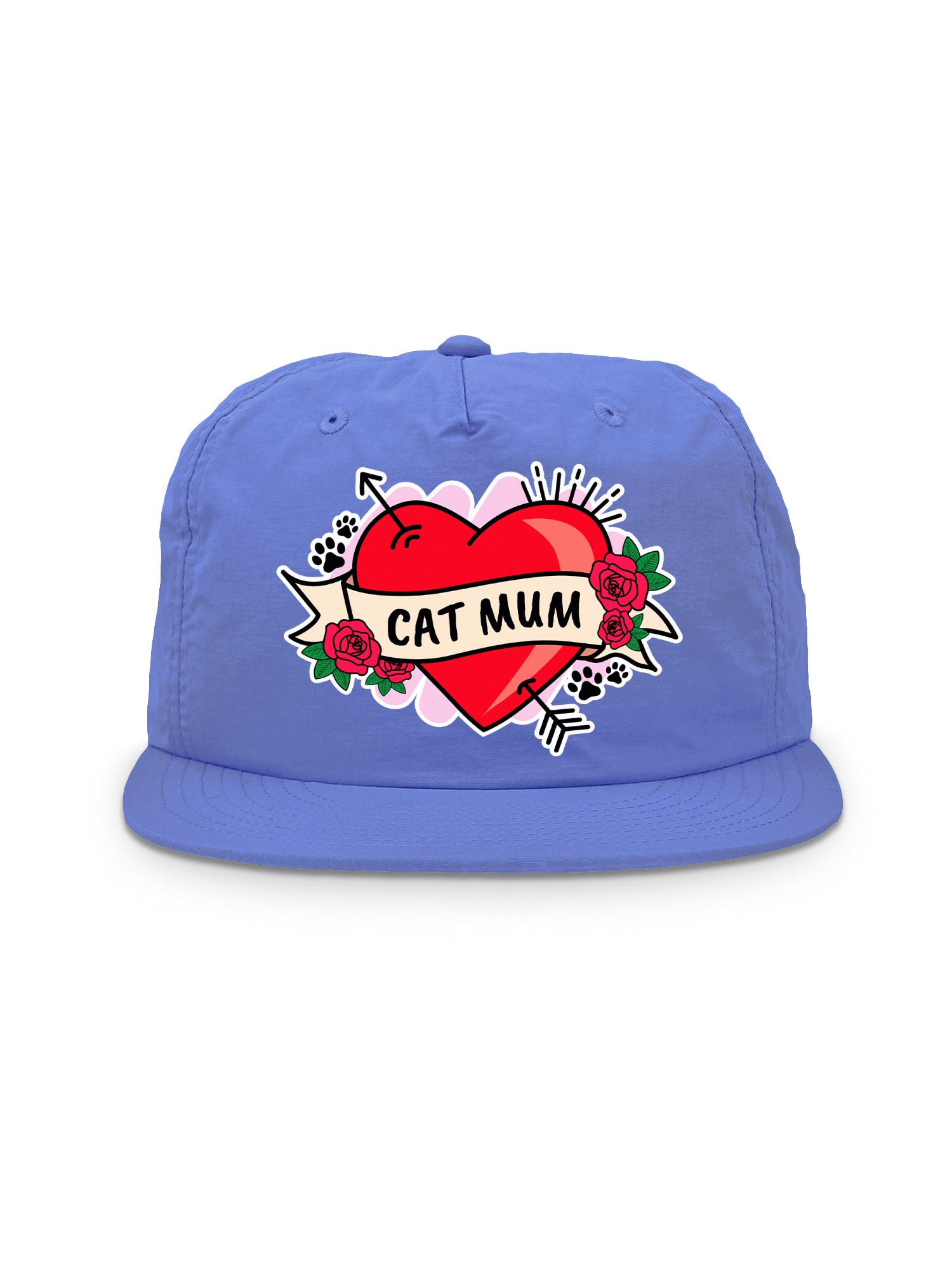 Cat Mum Heart Tattoo Quick-Dry Cap