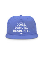 Dogs. Donuts. Deadlifts. Quick-Dry Cap
