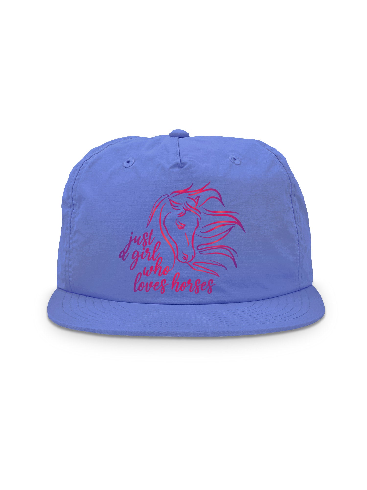 Just A Girl Who Loves Horses Quick-Dry Cap