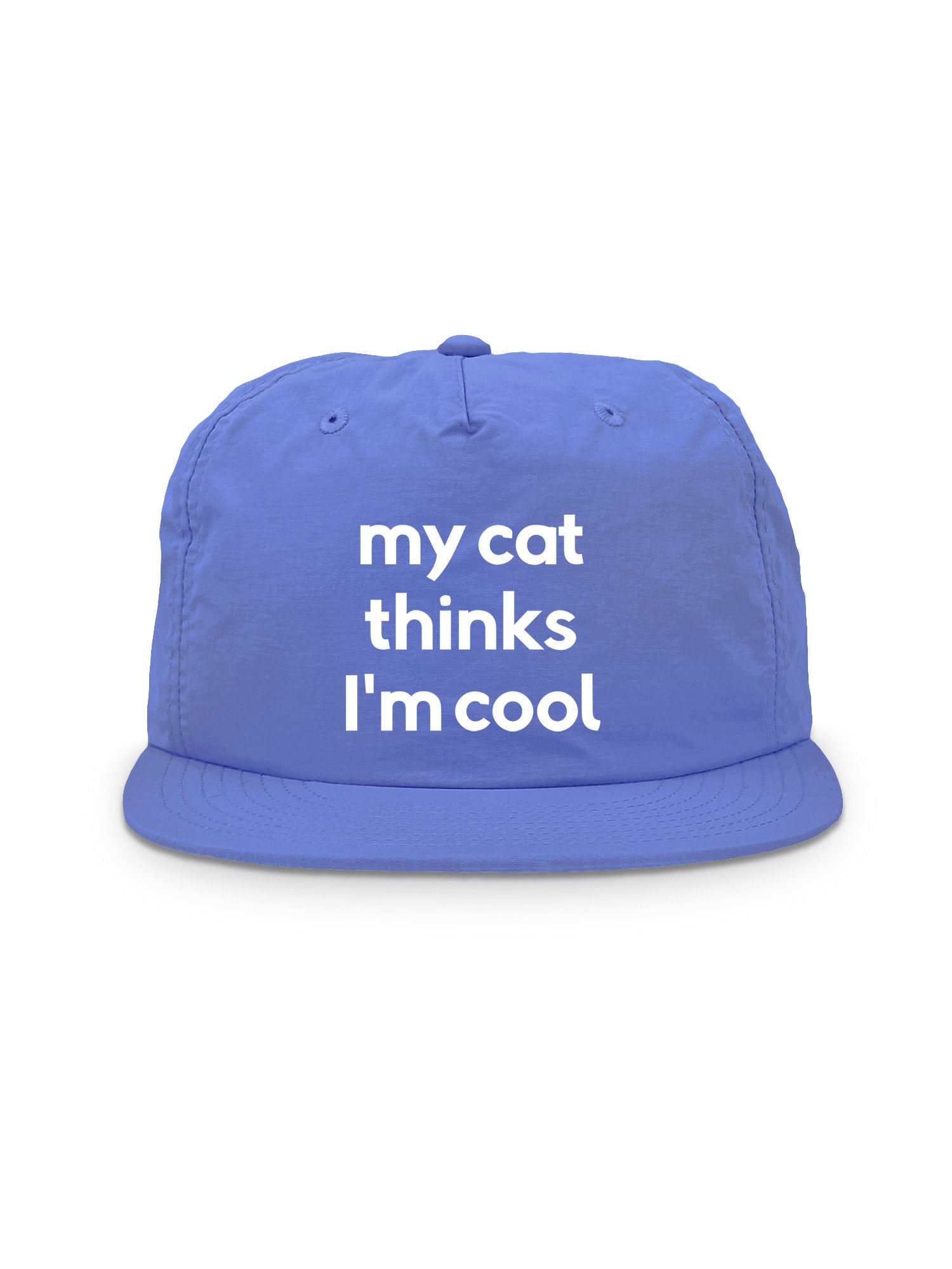 My Cat Thinks I'm Cool Quick-Dry Cap
