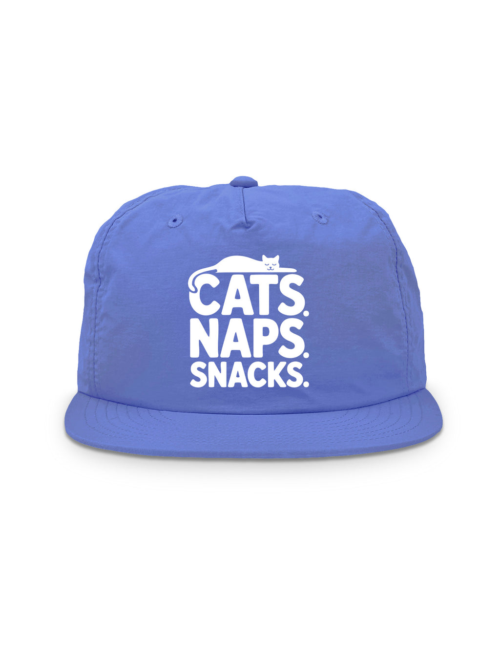 Cats. Naps. Snacks. Quick-Dry Cap