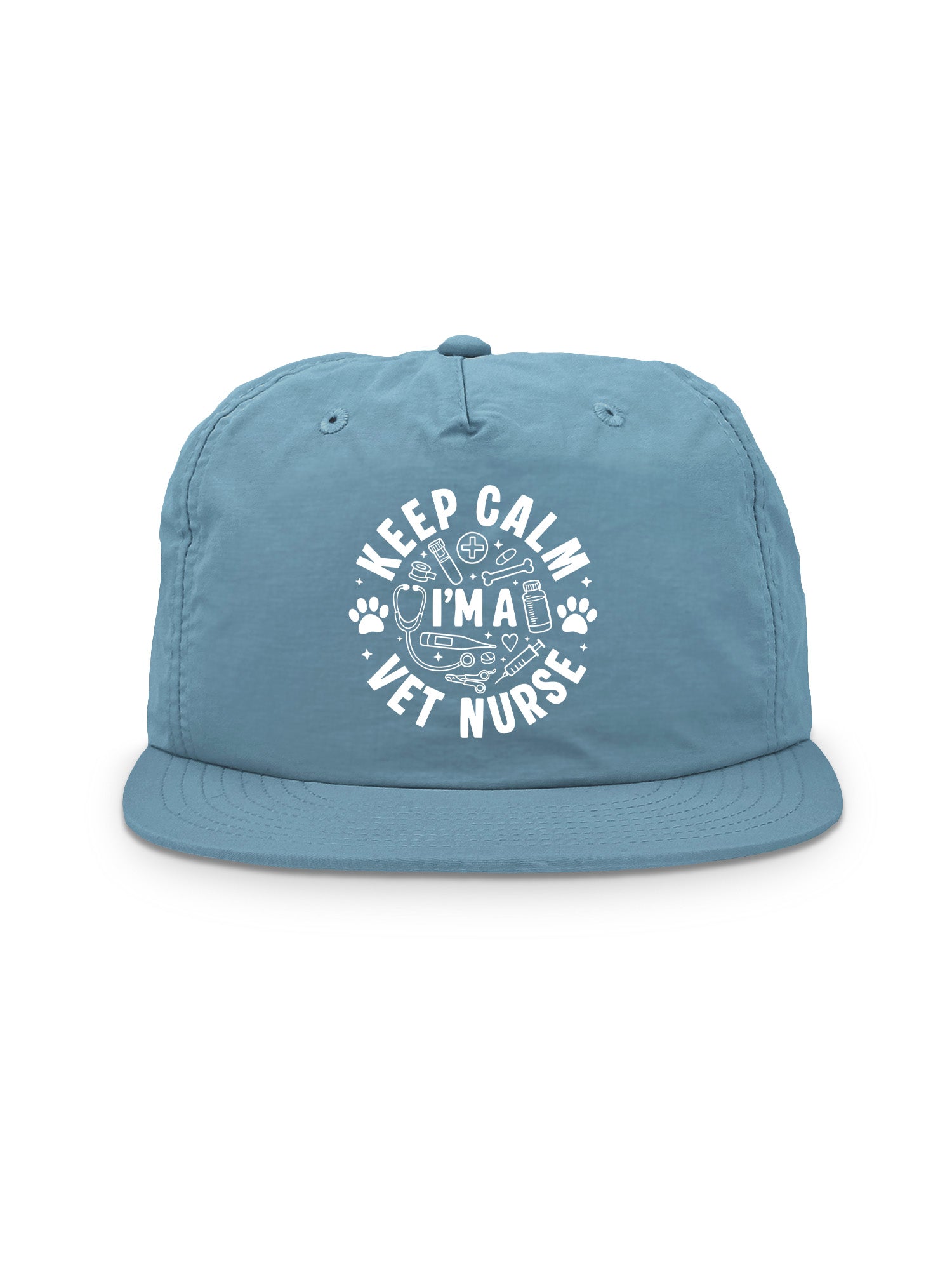 Keep Calm I'm A Vet Nurse Quick-Dry Cap