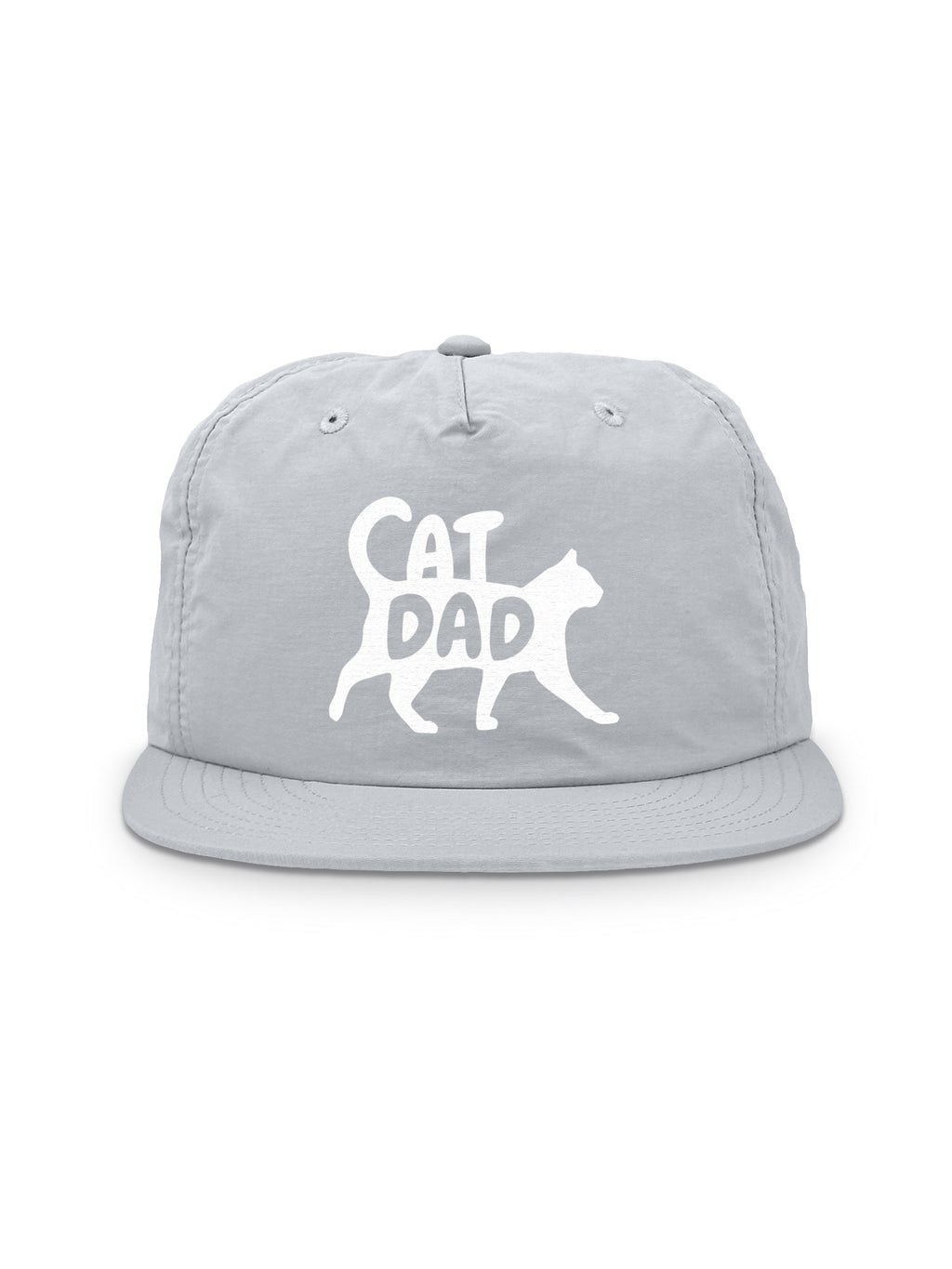Cat Dad Silhouette Quick-Dry Cap