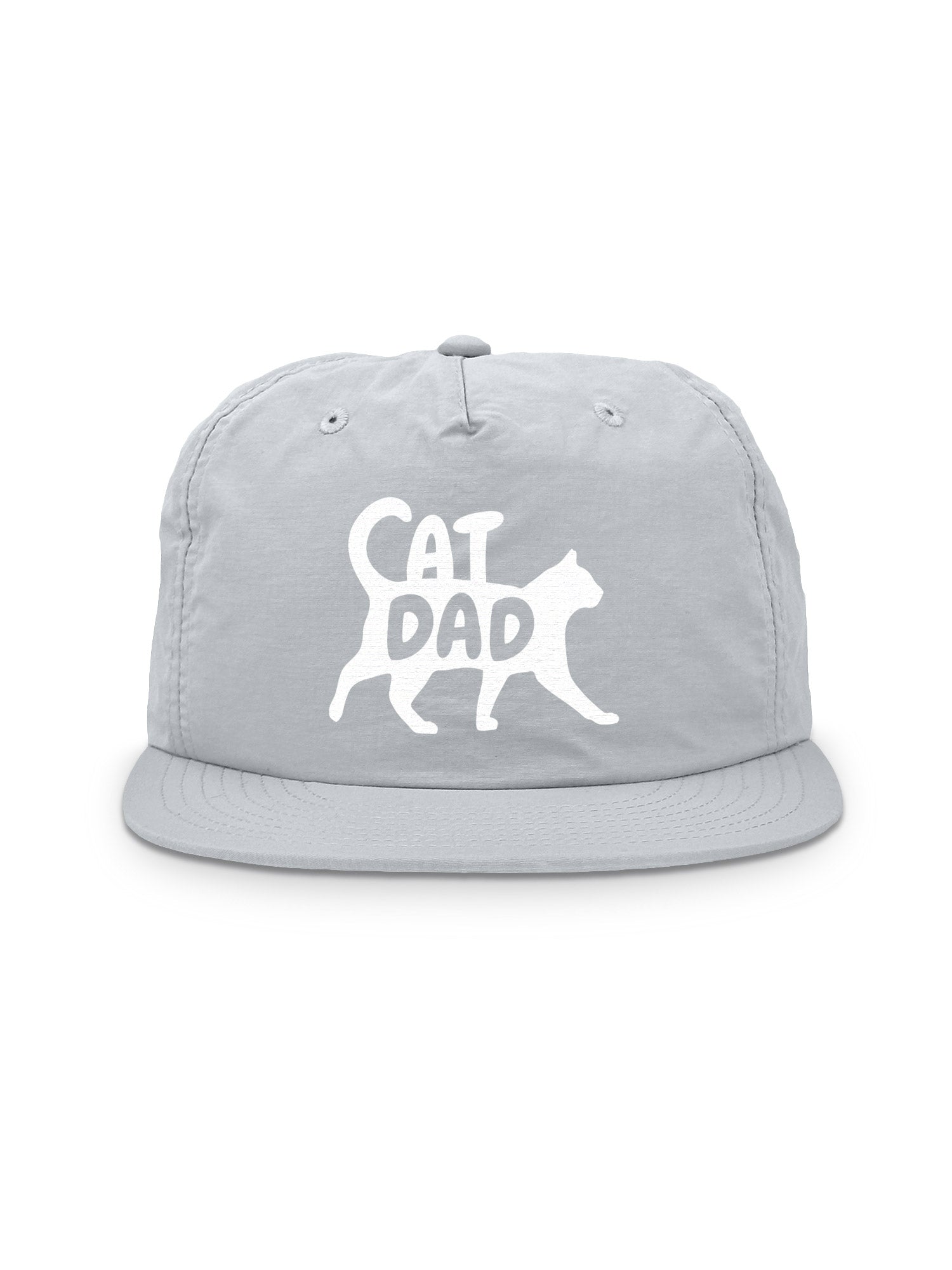 Cat Dad Silhouette Quick-Dry Cap